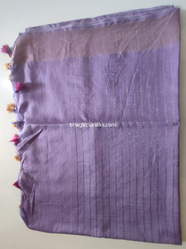 Moonga Tussar Silk Handloom Saree - Image 4