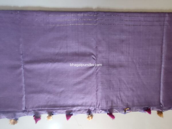 Moonga Tussar Silk Handloom Saree - Image 5