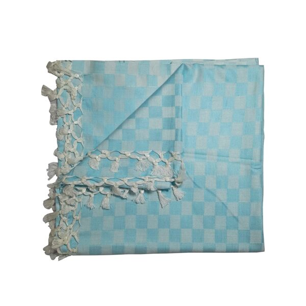 Organic Cotton 3D Bhagalpuri Dull chadar Designer Blanket & Duvet ( 52*96 in ) Pack of 2 - Image 2