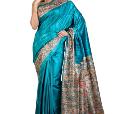 Desi Tussar Silk Saree